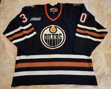 Edmonton Oilers Bill Ranford 2000 MiC ProPlayer Jersey w/ Millennium Patch