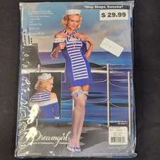 Dreamgirl Women's Ship Shape Sailor Sweetie Sexy Adult Costume Size M