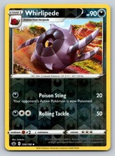 Whirlipede 106/198 Reverse Holo SWSH06: Chilling Reign Pokemon Card - NM