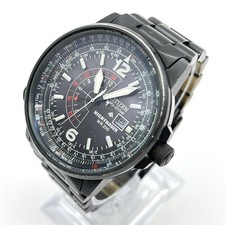 Citizen Night Hawk Eco Drive Overseas Edition WR200 Watch for Men Luxury