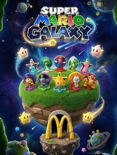 2026 McDonald  s Super Mario Galaxy Happy Meal Toys Complete Set or Single