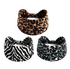 3 Pack Women Wide Elastic Head Wrap Headband Sports yoga Hair Band SK02-03