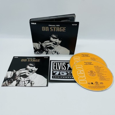 Elvis Presley - February, 1970 On Stage Deluxe Edition 2-CD Set w/ Inserts