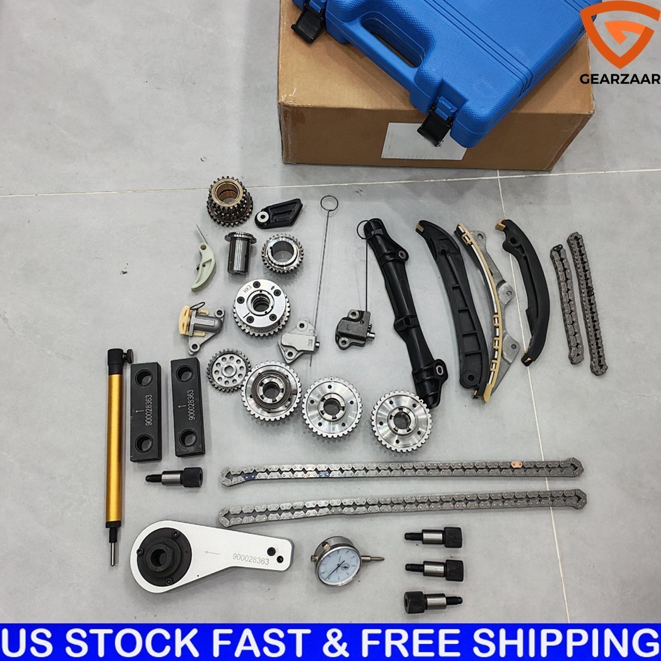 Timing Chain Kit Camshaft Phaser Replacement for Maserati Quattroporte Ghibli Le