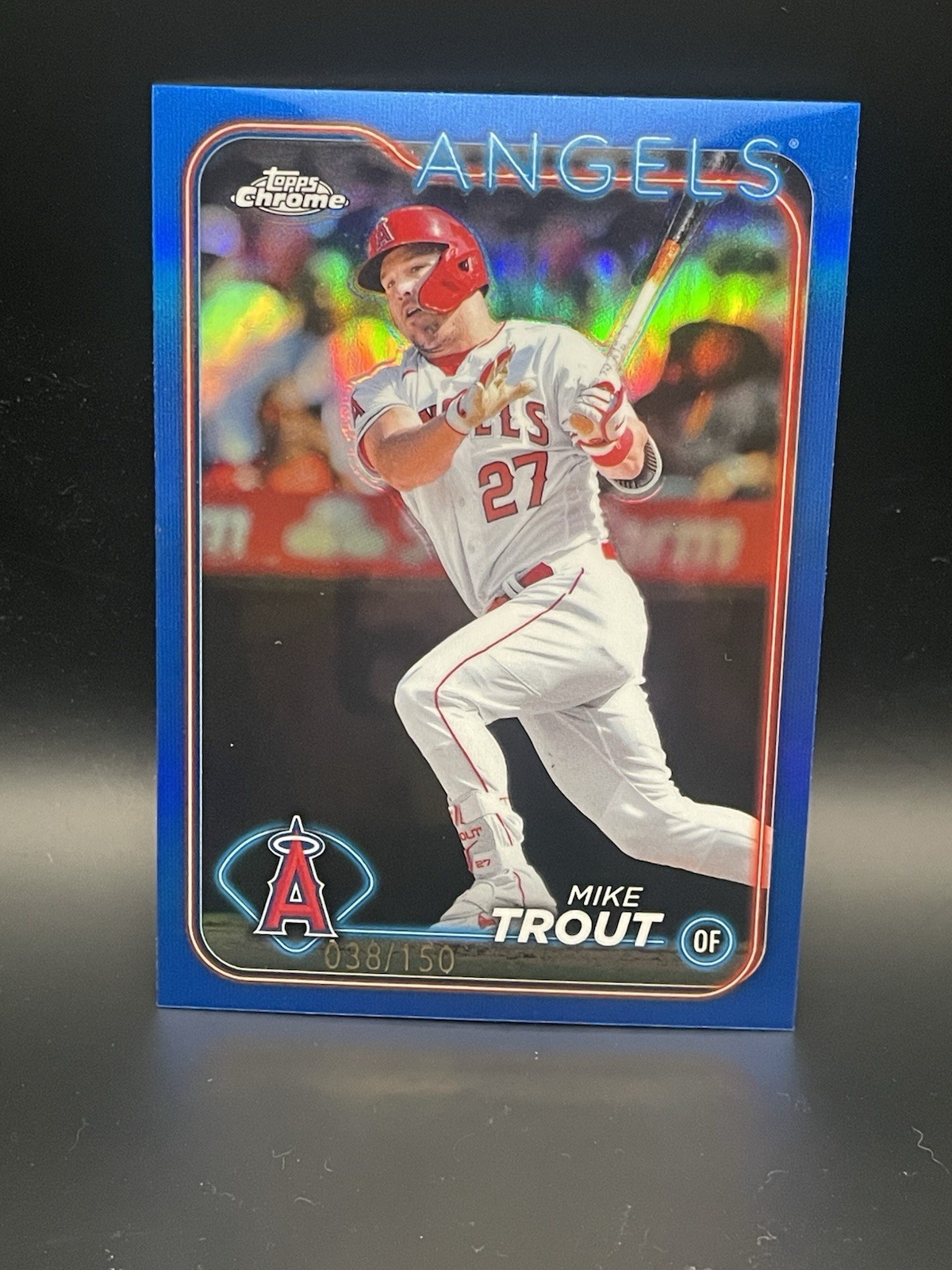 2024 Topps Chrome - Mike Trout #200 Blue Refractor /150