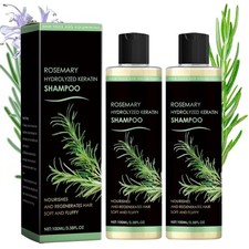 Tgideas Organic Rosemary Hair Growth Shampoo for Women and Men-Natural 2PC