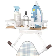 Ironing Board Holder Wall Mount, Laundry Room Organization Storage, White, T&...