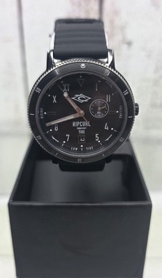 New Rip Curl California Tide Midnight Surf Watch A1169 Matte Black In Box