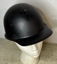 Vintage Skullgard Hard Hat Helmet MSA Fiberglass Industrial US Steelworker Black