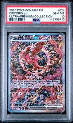 PSA 10 Oricorio Ex SIR Charizard UPC #024 2025 Pokemon Promo