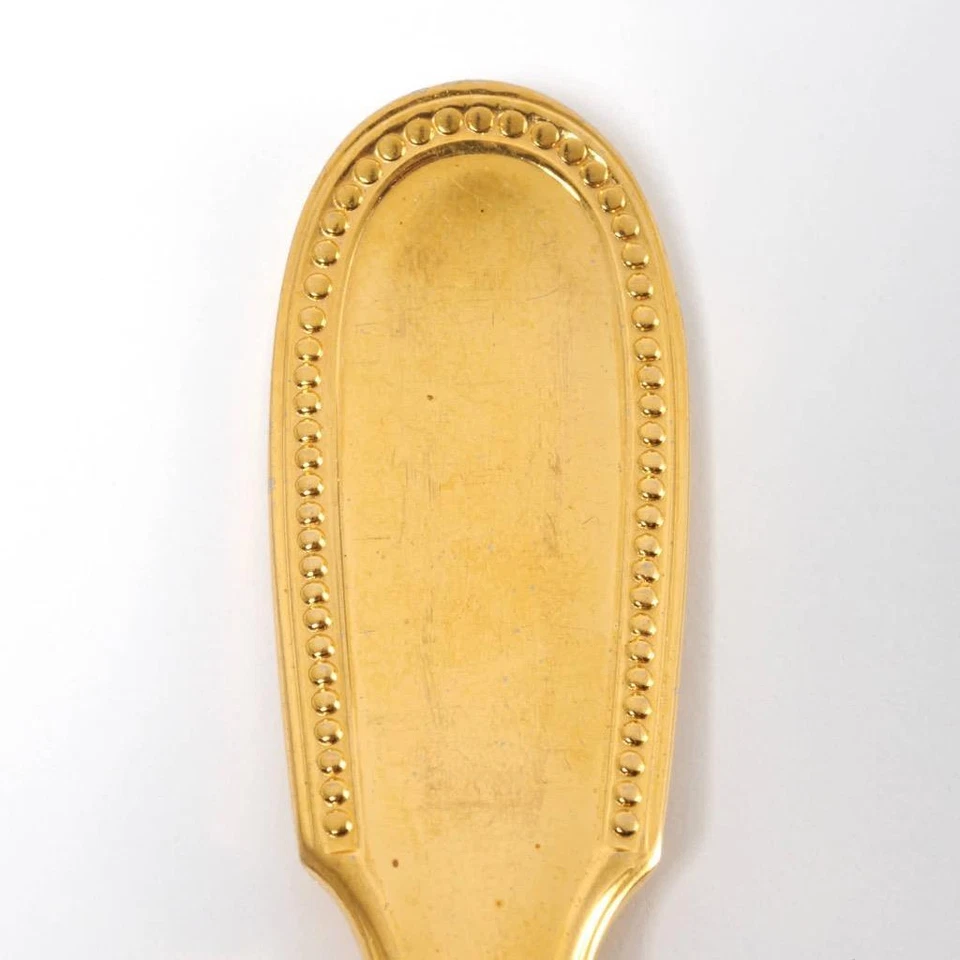 Georgian House Perles 18/10 Stainless France Goldplate Tablespoons 6 pieces - Image 4 of 4