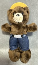 Vintage Dakin Smokey the Bear Plush Stuffed Animal 10" Plush Stuffed Toy Bear