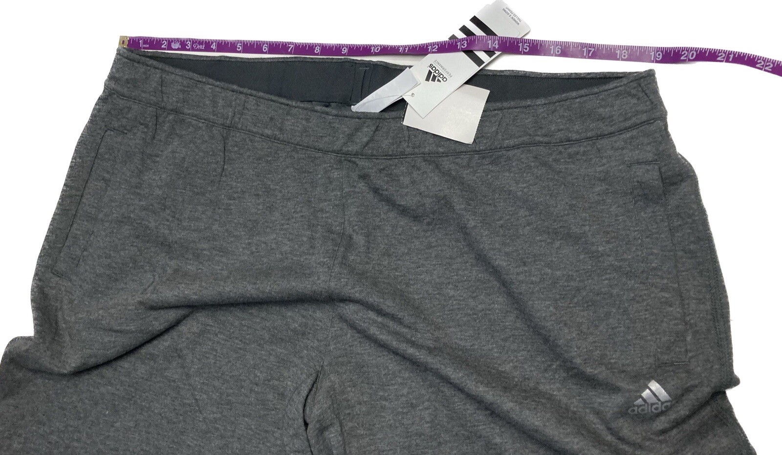 Adidas Women’s Joggers XL New W/tags  Athletics Drawstring Pants BQ7073 Grey thumbnail 9