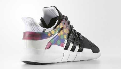 Adidas EQ Support ADV Pride Pack Black Trainers UK 13, 13.5 - Picture 2 of 5