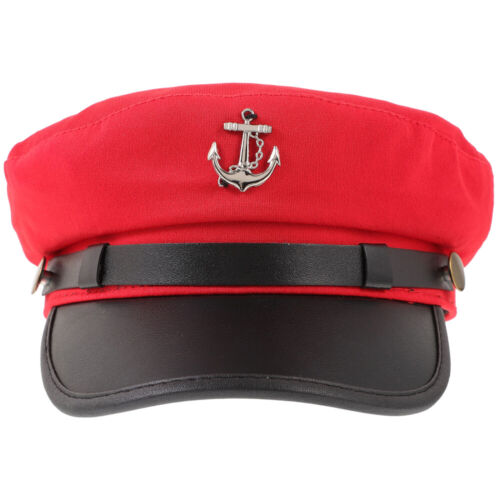  Captain Hat Prop Adults Sailor Hat Cosplay Costume Accessory for Stage - Picture 1 of 17