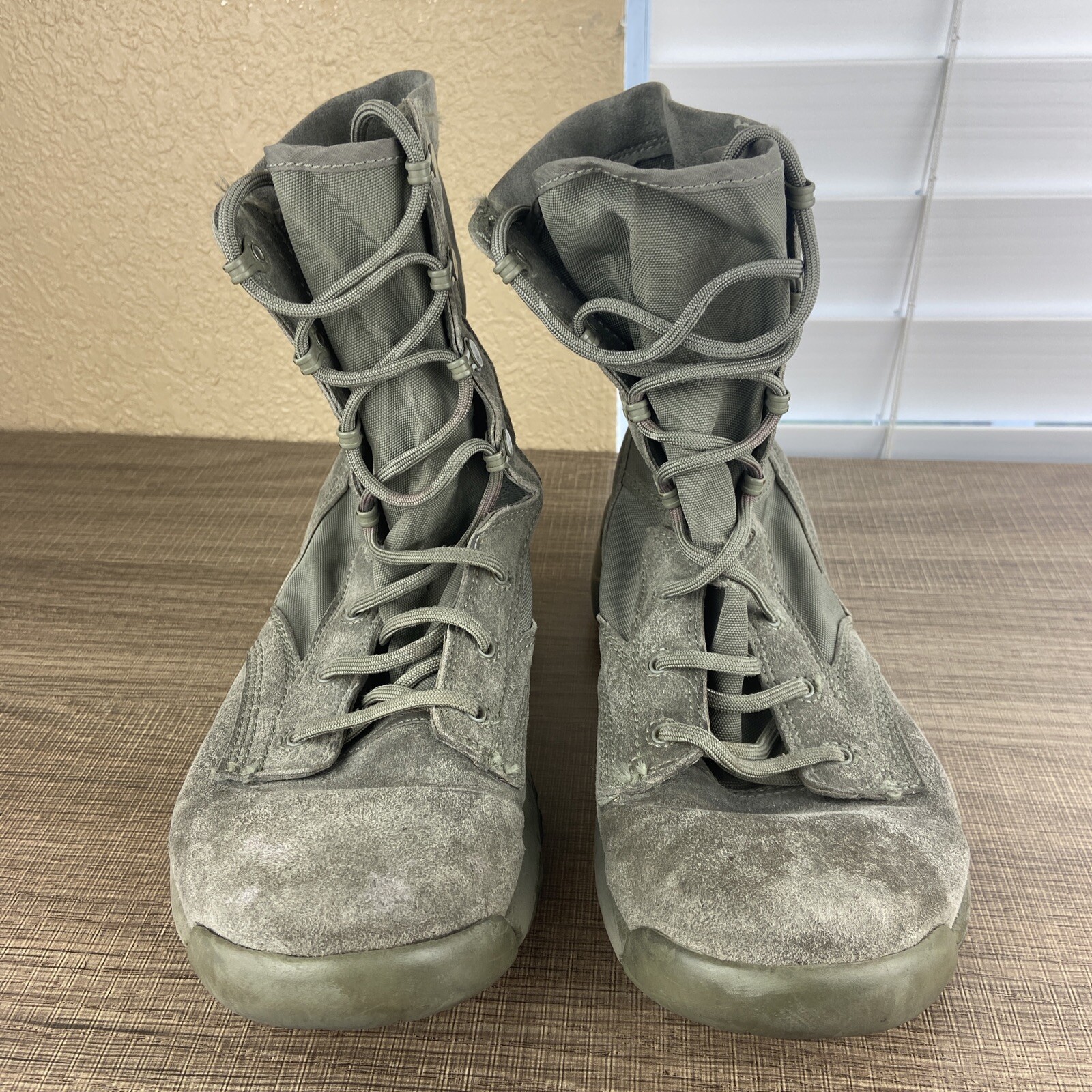 nike military boots sage green