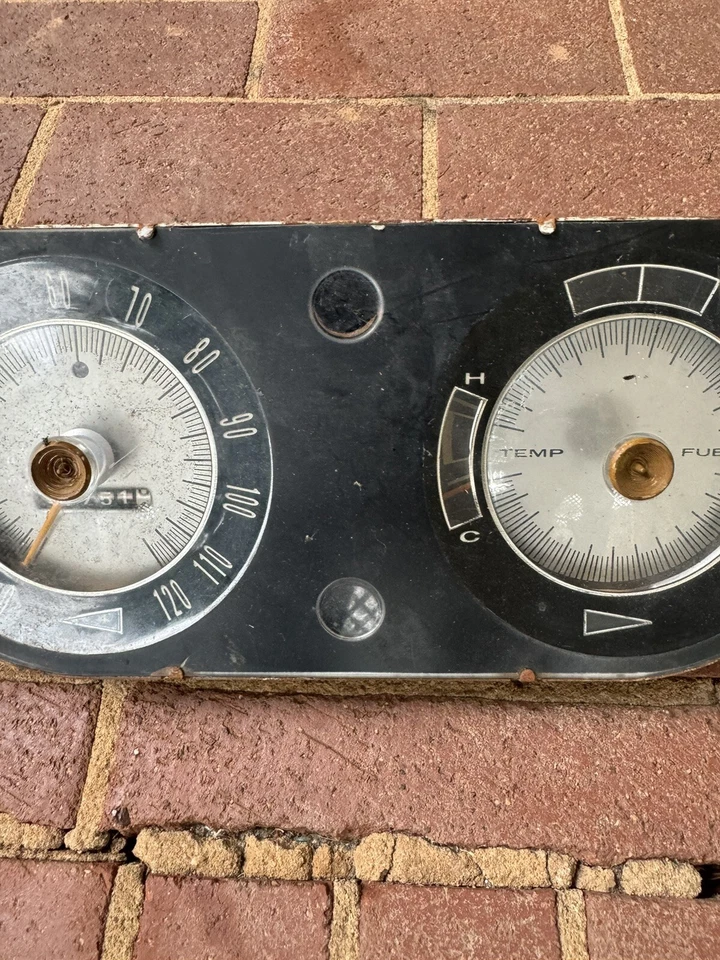 1968 69 AMC Ambassador Marlin AMX? Velocímetro Gauge Cluster American Motors Foto 2 de 4
