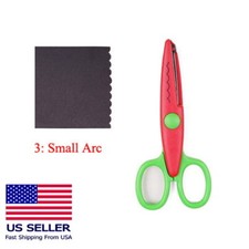 Art Scissors Paper Cut Office School Art Small Arc Wave Ruffle Edge Design Craft