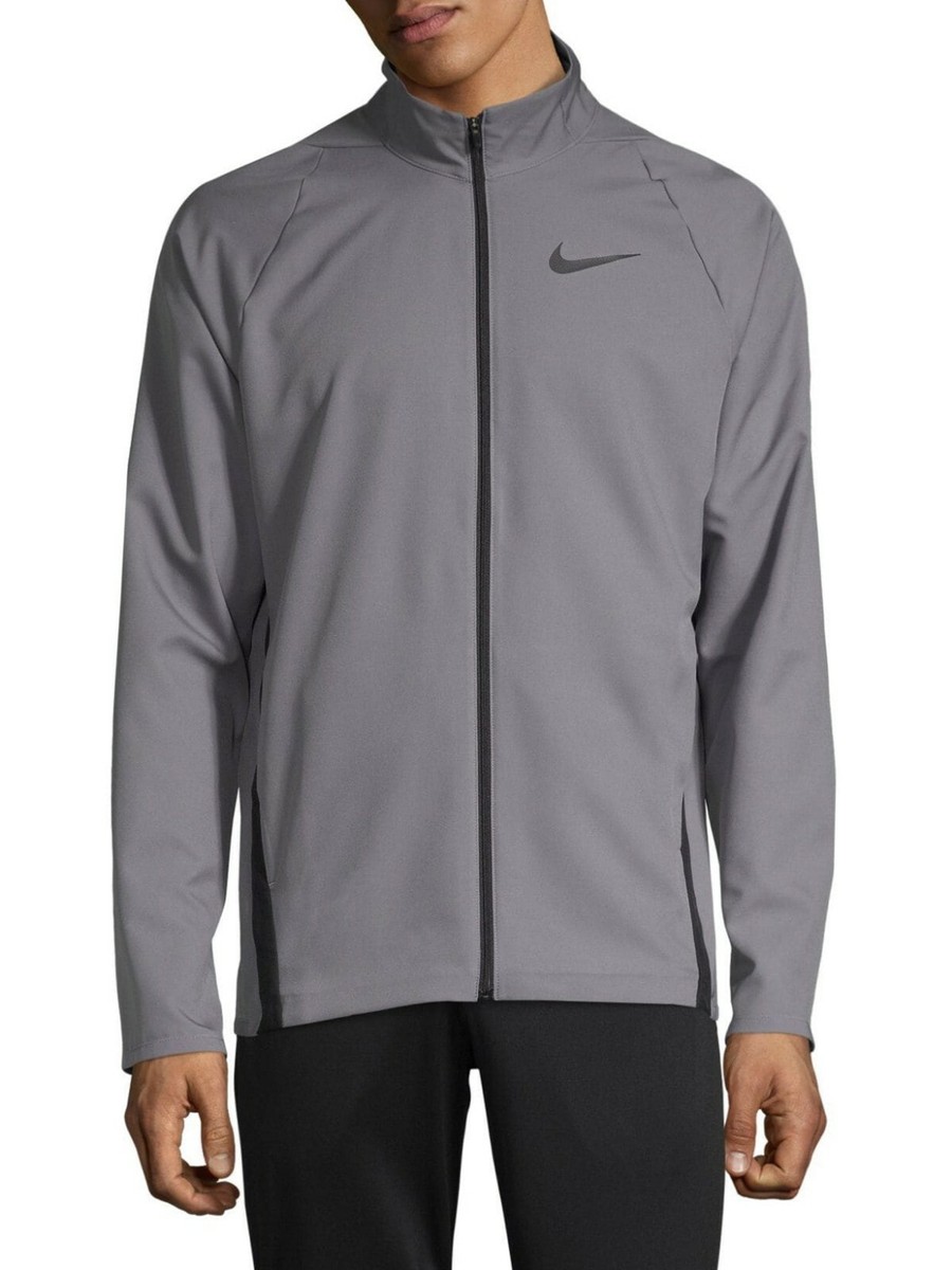 NWT Nike Men Woven Mockneck Training Jacket M running shirt dri