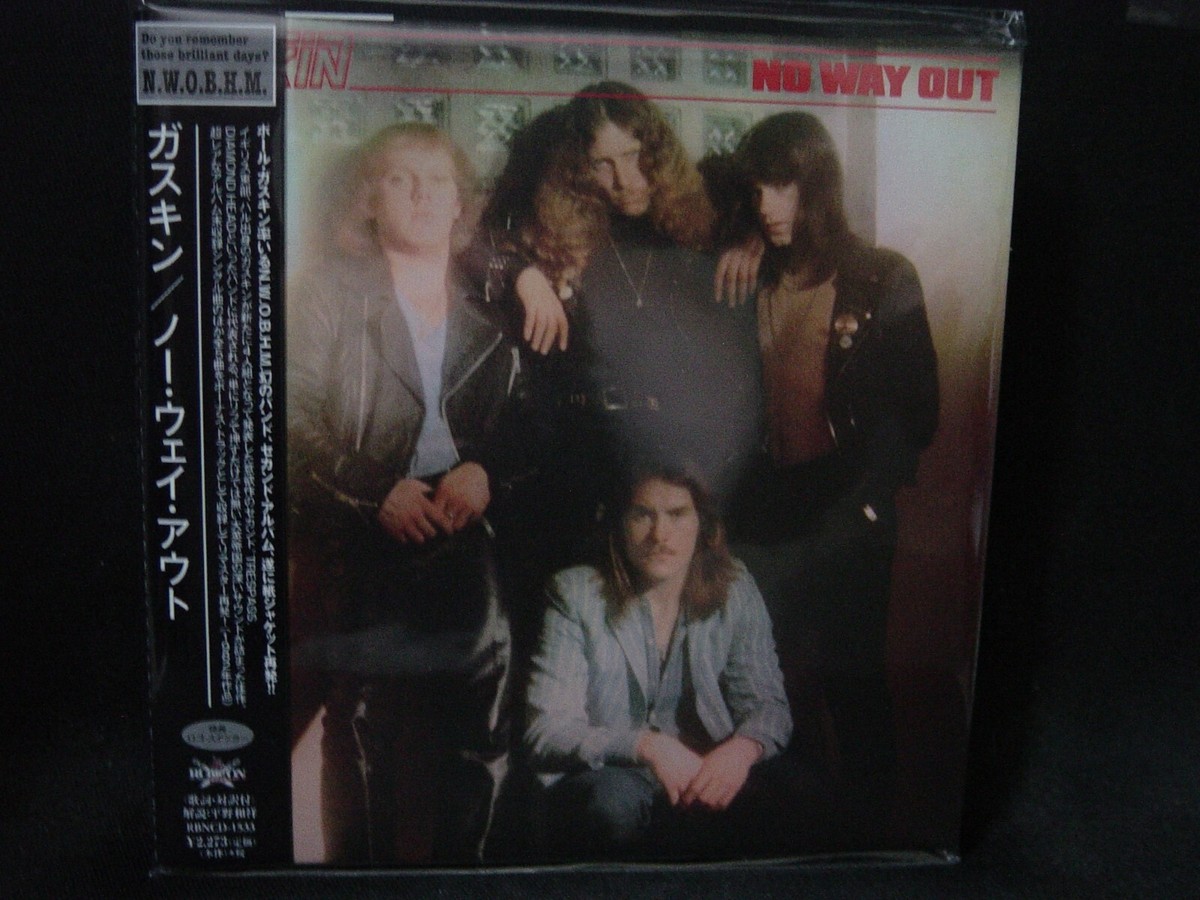 GASKIN No Way Out + 5 JAPAN MINI LP CD Black Axe Angel Witch