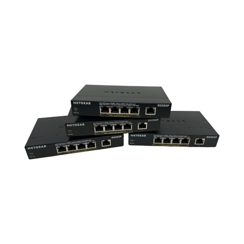 NETGEAR 5-Port Gigabit Ethernet Unmanaged PoE Switch GS305P - with 4 x PoE+ - Picture 6 of 13