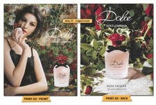 DOLCE & GABBANA Fragrances 2-Page PRINT AD 2016 KATE KING pretty girl