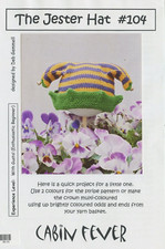 Cabin Fever Knitting Pattern 104 The Jester Hat Baby 6-18mos