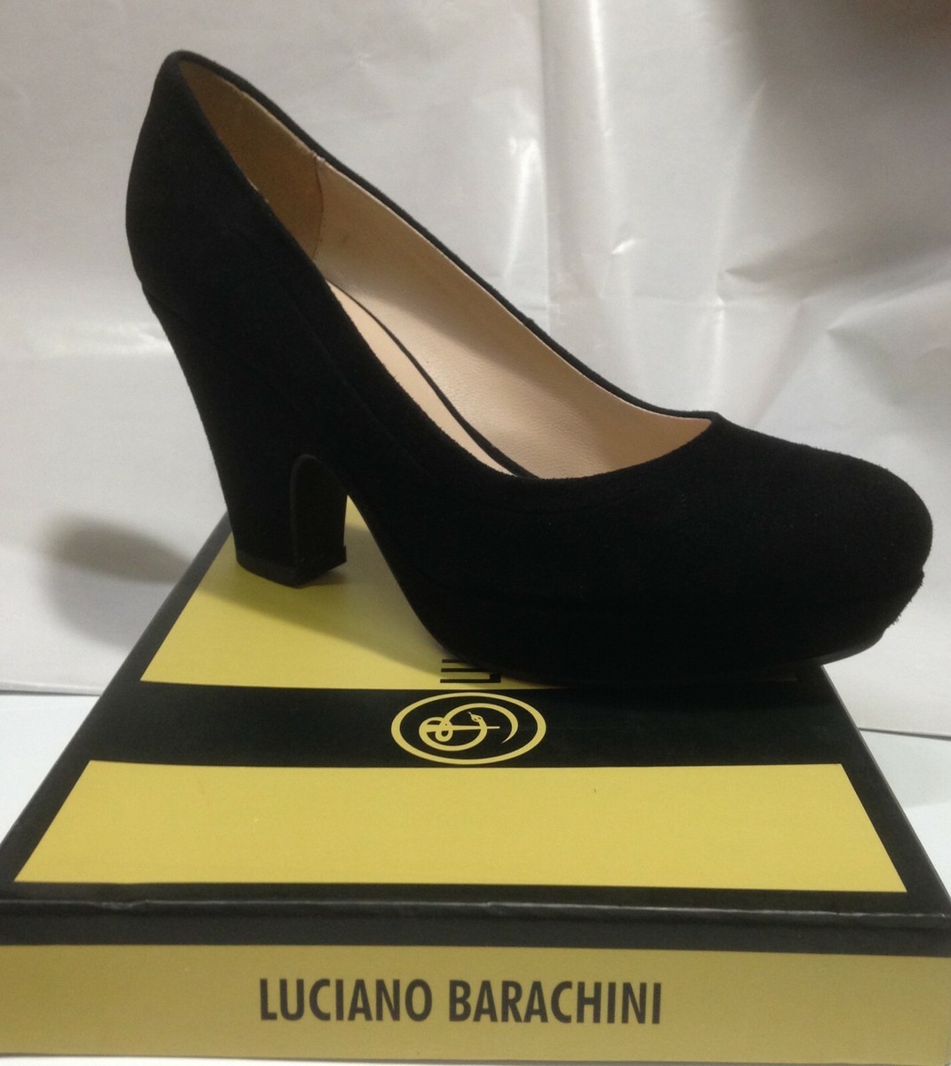 SCARPE chiuse DONNA 38 ULTIMO PAIO NERE CAMOSCIO 