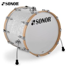 Sonor AQ2 16" x 15" Maple Bass Drum with Bass Mount White Pearl AQ2-1615-BDWM-WH
