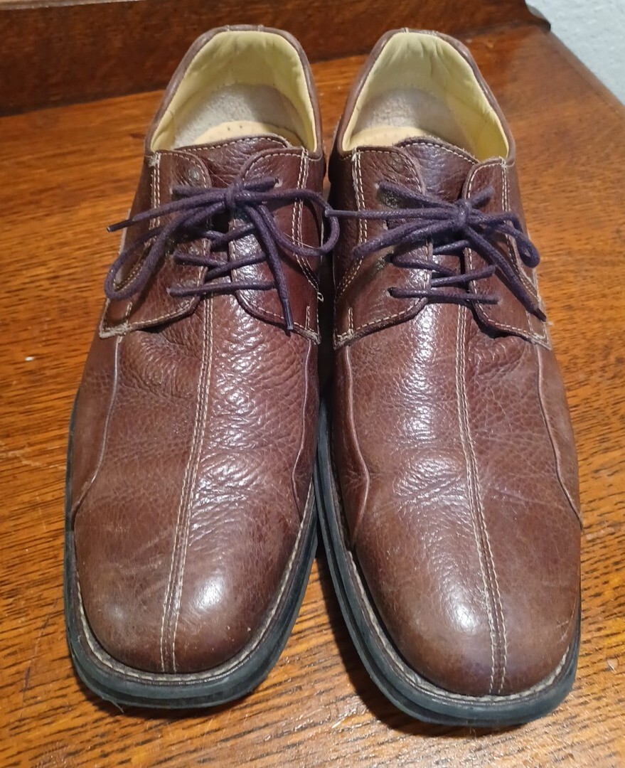 Studio Belvedere Bay Bridge Leather Oxford Shoes Mens Sz 10D  display picture 1