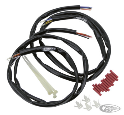 Lenker Armaturen Kabel Verlängerung Kit für Harley 96-06