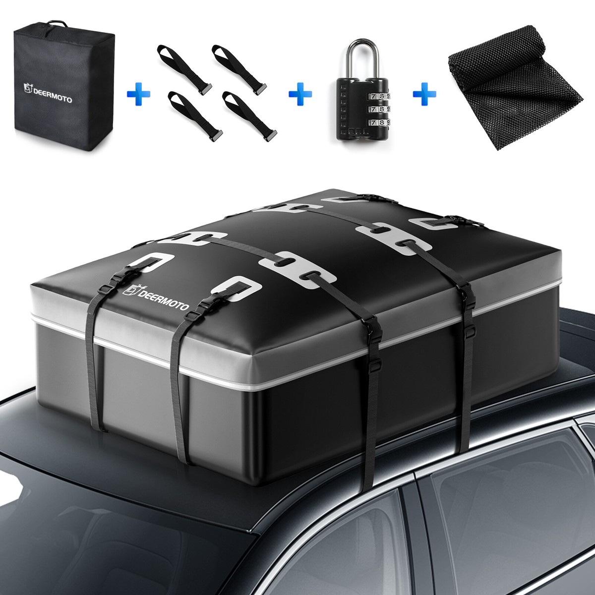 For Nissan Xterra 2000-2015 Roof Top Cargo Bag 21 Cubic Rack