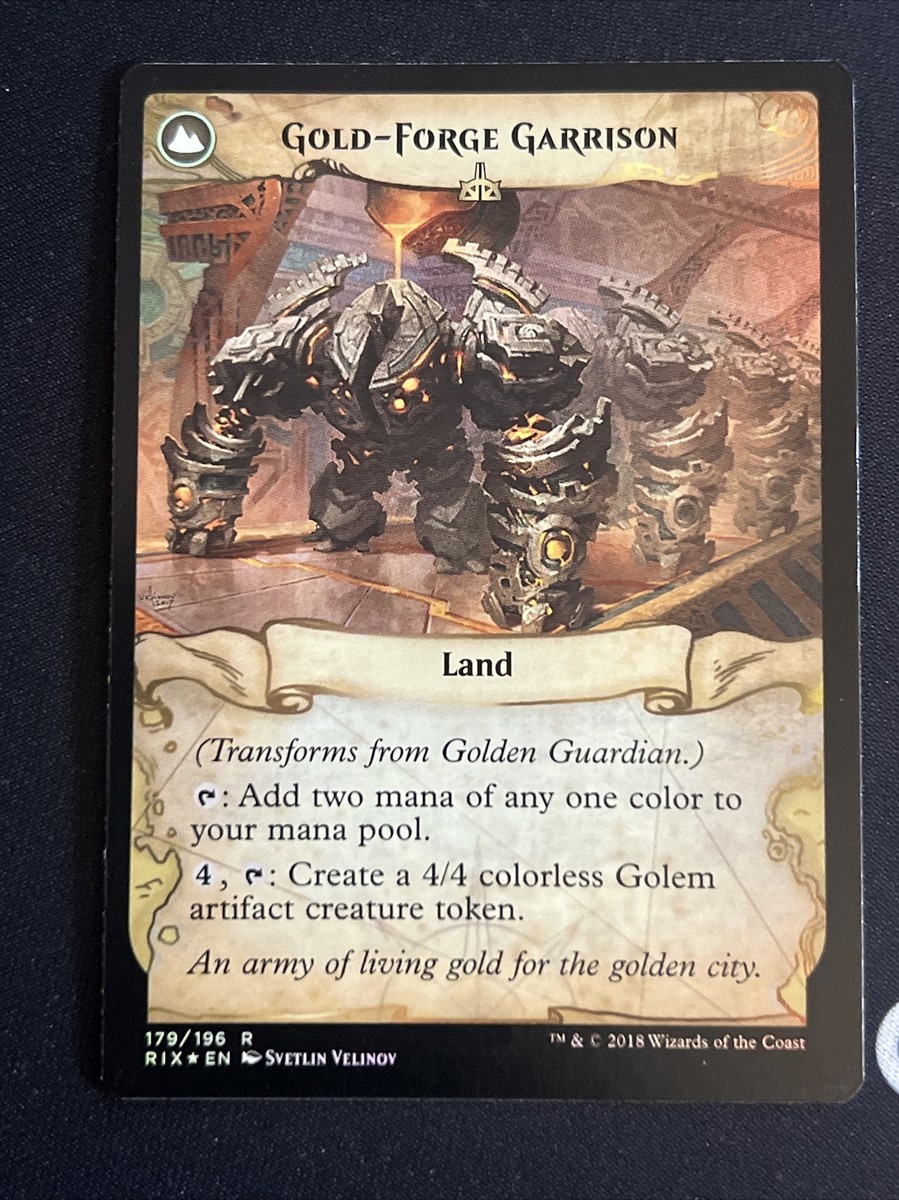 1x Foil Golden Guardian (179) Prerelease Promo Rivals of Ixalan LP