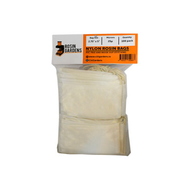 25 Micron Nylon  Bags (100 pk)  2.75'' x 5''