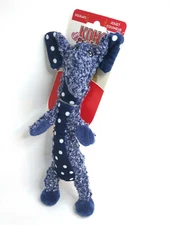 KONG Shakers Elephant Small Plush Squeaky Toss Shake & Play Dog Toy 