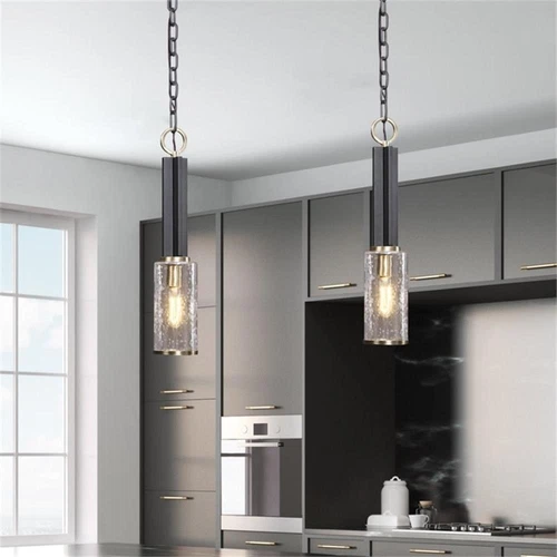 Uttermost Jarsdel 1 Light Industrial Mini Pendant in Sanded Black - Picture 3 of 9