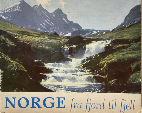 Vintage Norge Fra Fjord Til Fjell-Norway, From Fjord to Mountain Range-Paperback - Picture 1 of 9