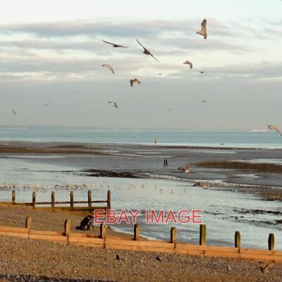 FOTO BEI EBBE IN EAST WORTHING WEST SUSSEX (2) DIE SONNE GEHT IN WENIGER UNTER