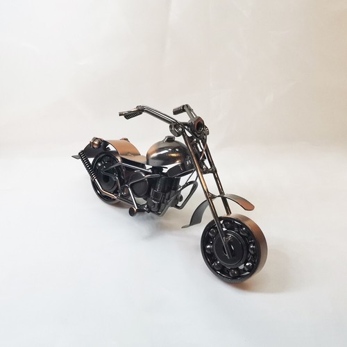 Rare Motorcycle Diecast Model Collection Handmade Motorbike Sculpture Metal Art - Picture 18 of 24