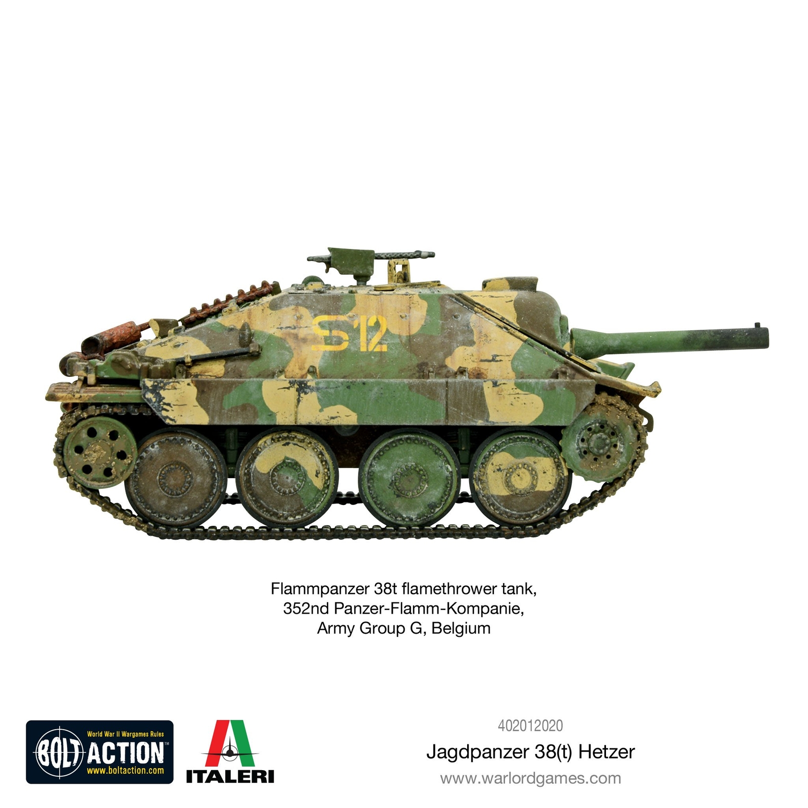 Thumbnail - Jagdpanzer 38(t) Hetzer, Deutschland, Bolt Action Ww2, Warlord Games,