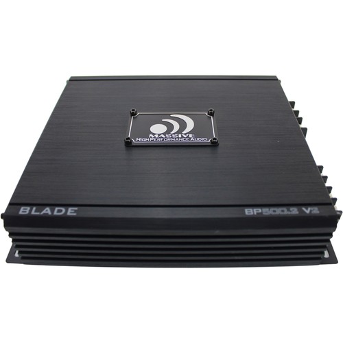 500 Watt 2 Kanal Klasse A/B 2 Ohm Auto Audio Verstärker Massive Audio - Bild 2 von 8