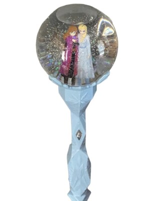 Disney Frozen II Sisters Snow Globe Scepter Wand Into the Unknown