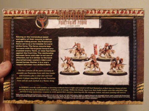 Hordes Skorne Praetorian Ferox Calvary Unit SEALED PIP 74080 NEW Warmachine - Picture 2 of 2