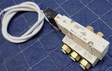 SMC SV2200-5W3U-02N Solenoid Valve - never used, modified 4-wire, no M12 conn 