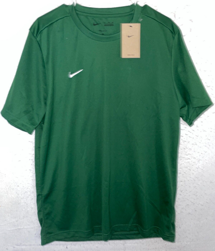 Nike Men's T-Shirt Dri-Fit Crew Neck Sports Gym Football Shirt Green XL NEW