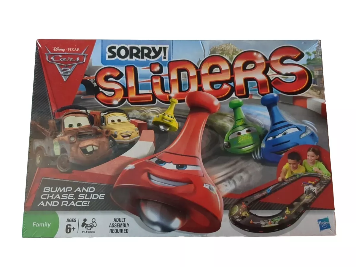 Sealed New In Box Hasbro Disney Pixar Cars 2 Sorry Sliders Board Game