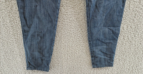 Tommy Hilfiger Skinny Crop Pants Women's 4 Navy Belt Loops Zip/Button Closure~ - Picture 3 of 17