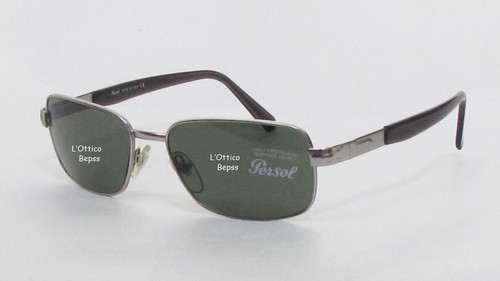 PERSOL 2158S 55/16 523/31 OCCHIALE DA SOLE METALLO cRISTALLO VERDE VINTAGE  | eBay