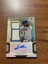 2018 Triple Threads Single Jumbo Relics Silver /75 Amed Rosario Autograph
