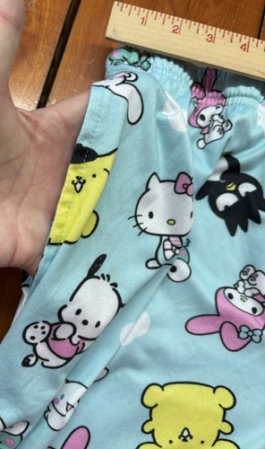 SANRIO HELLO KITTY & FRIENDS Size LARGE (36-38) SLEEP PAJAMAS PANTS BLUE - Picture 5 of 7
